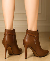 Bota Feminina Salto Fino Bico Fino Elegante | Siris